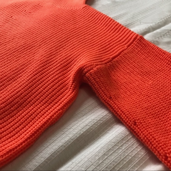EMORY PARK CORAL KNIT CROPPED TURTLENECK LONG SLEEVE SWEATER - S - Picture 5 of 8